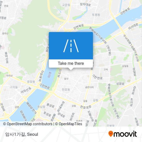 암사1가길 map