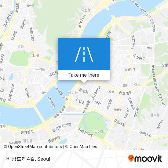 바람드리4길 map