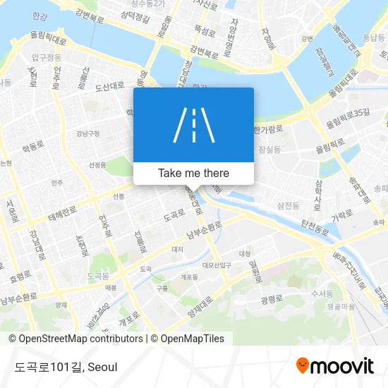 도곡로101길 map