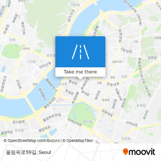 올림픽로59길 map