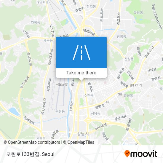 모란로133번길 map