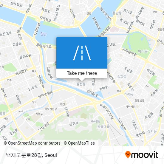 백제고분로28길 map