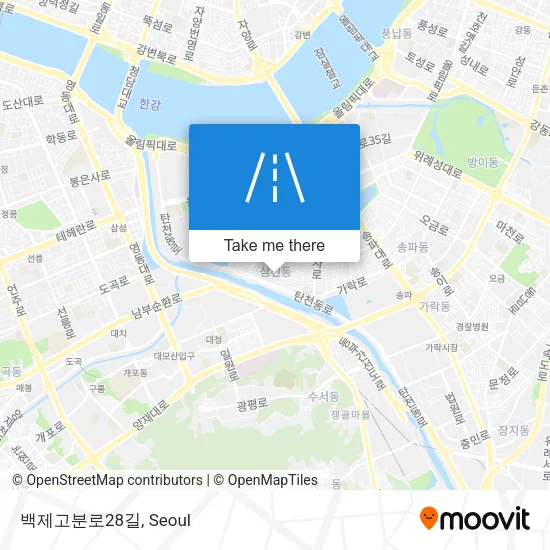 백제고분로28길 map