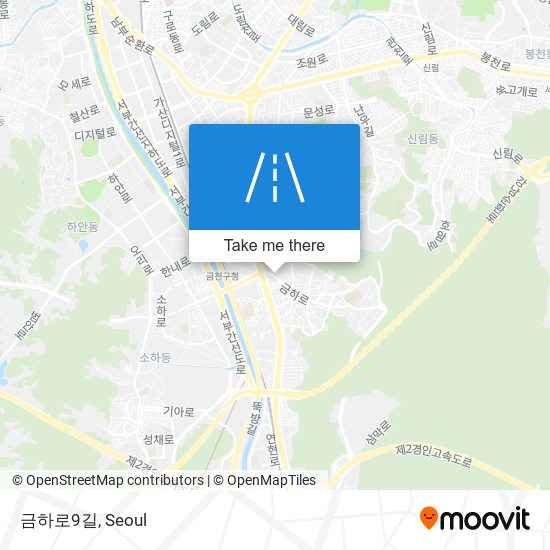 금하로9길 map