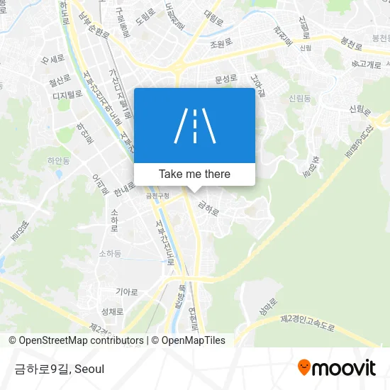 금하로9길 map