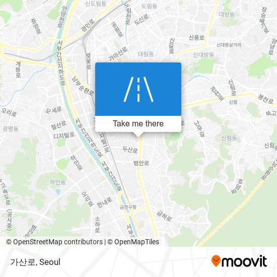 가산로 map