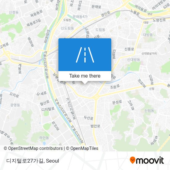 디지털로27가길 map