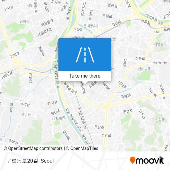 구로동로20길 map