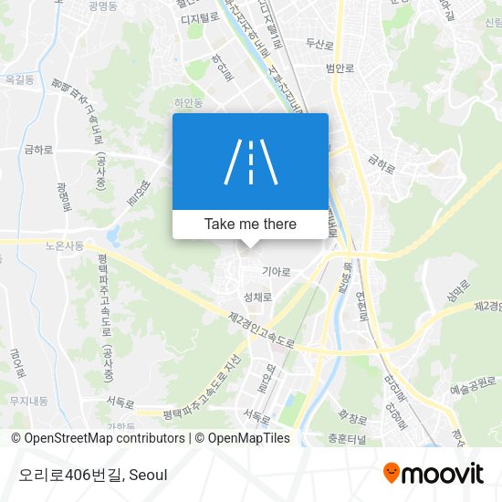 오리로406번길 map