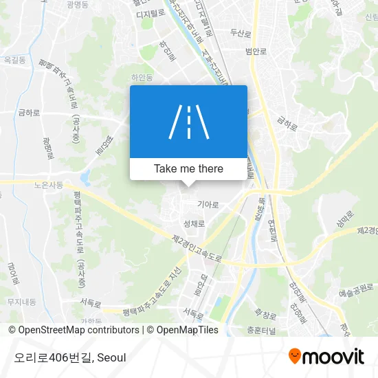 오리로406번길 map