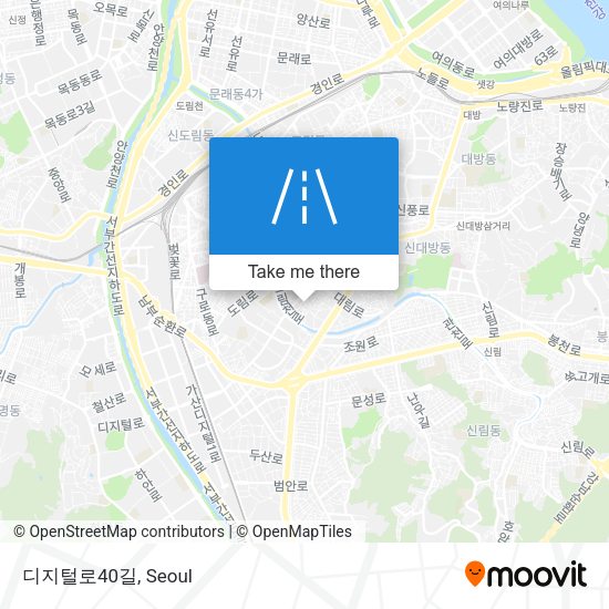 디지털로40길 map