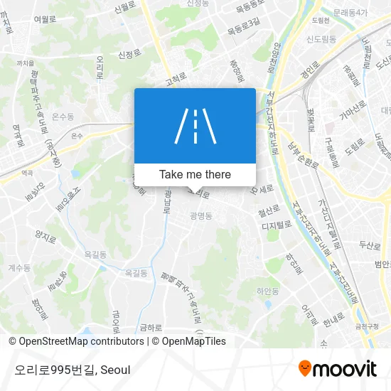 오리로995번길 map