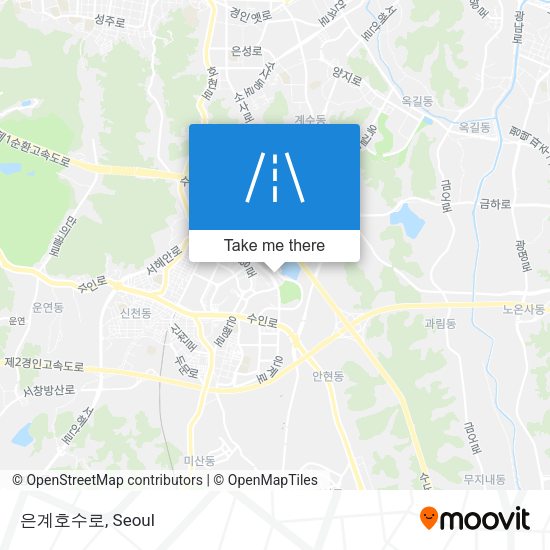 은계호수로 map
