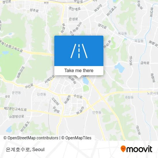 은계호수로 map