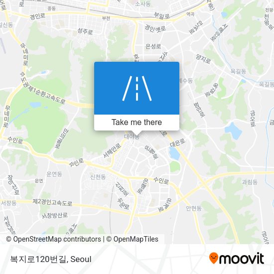 복지로120번길 map