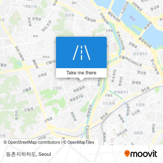 등촌지하차도 map