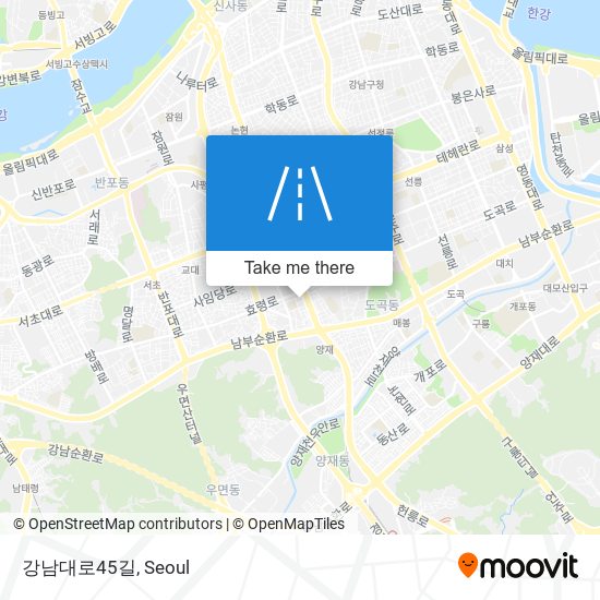 강남대로45길 map