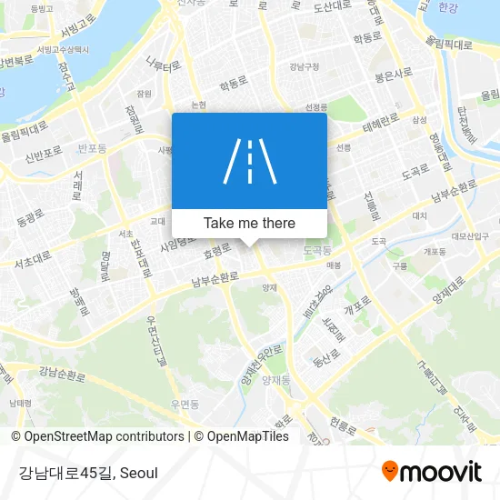 강남대로45길 map