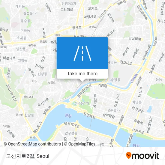 고산자로2길 map