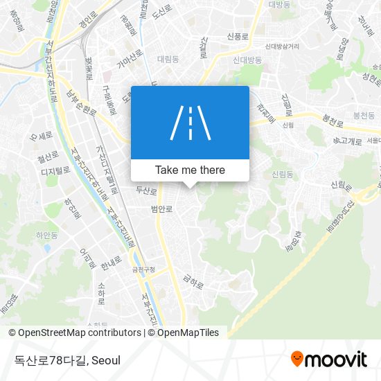 독산로78다길 map