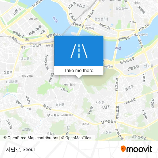 서달로 map