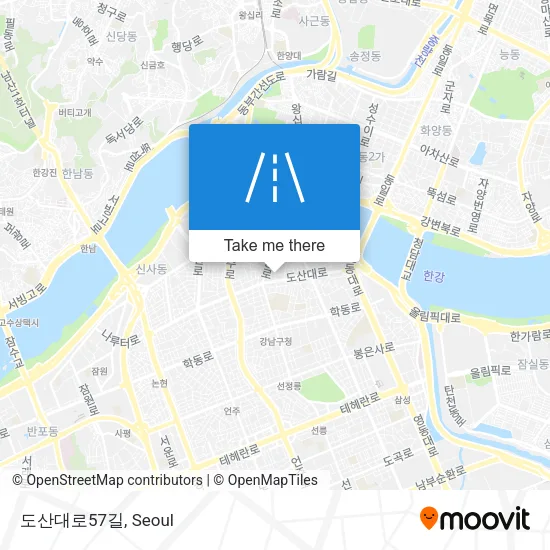 도산대로57길 map