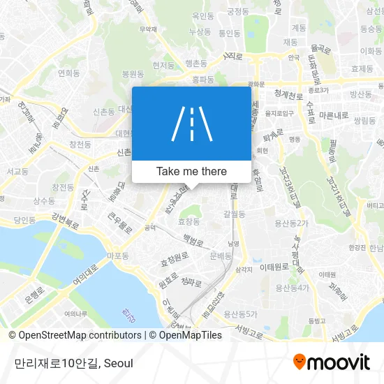 만리재로10안길 map