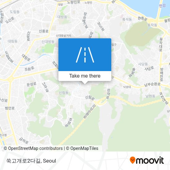 쑥고개로2다길 map