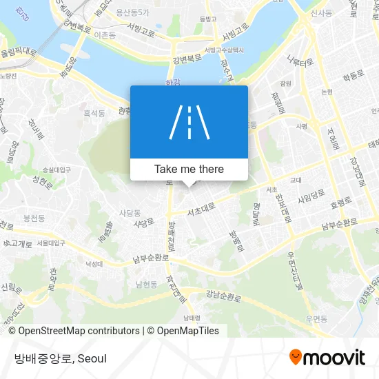 방배중앙로 map