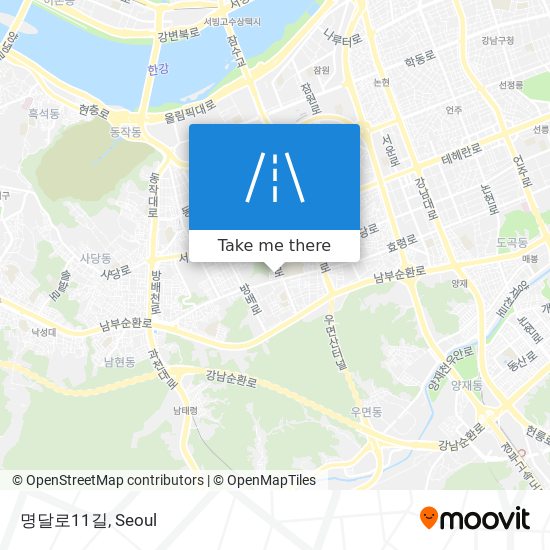 명달로11길 map