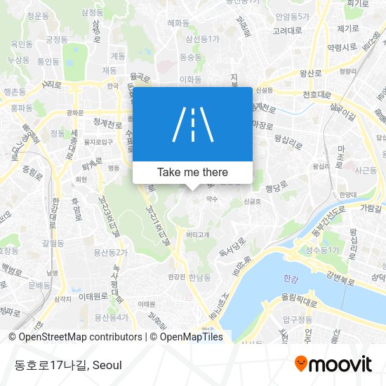 동호로17나길 map