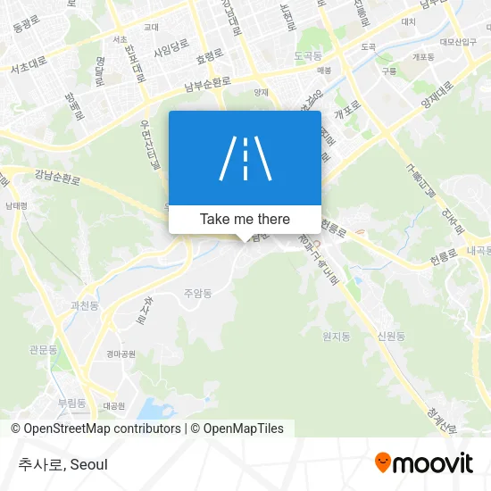 추사로 map