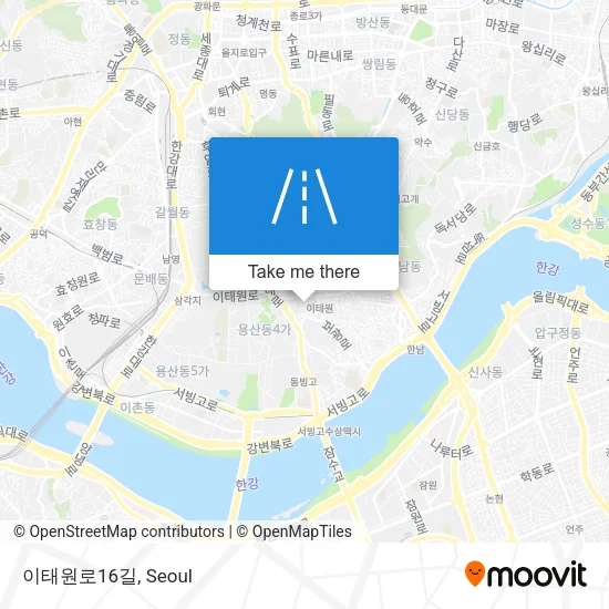 이태원로16길 map