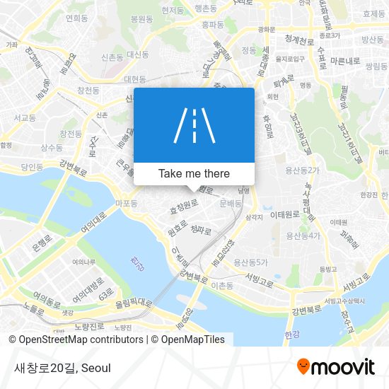 새창로20길 map