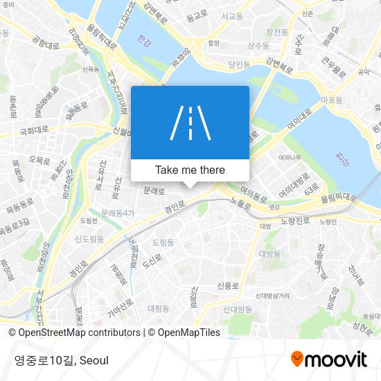 영중로10길 map
