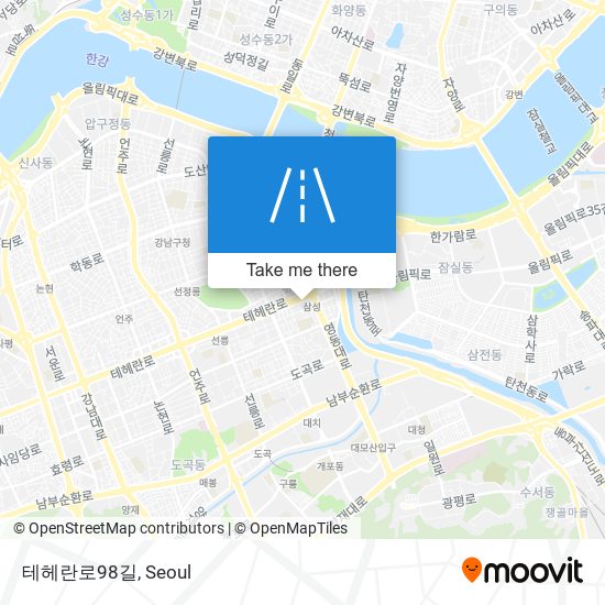 테헤란로98길 map