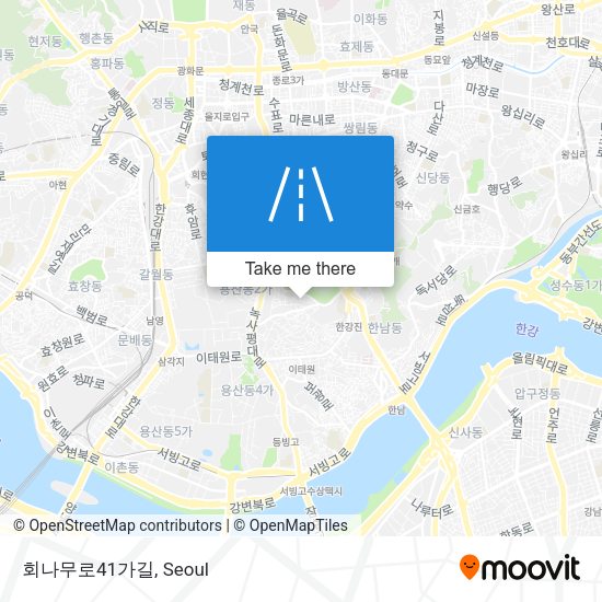 회나무로41가길 map