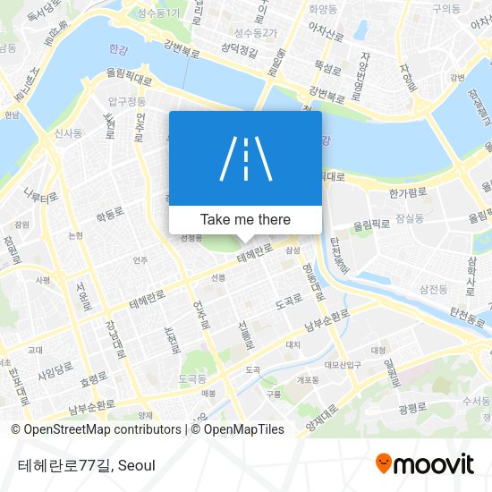 테헤란로77길 map