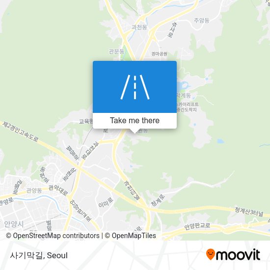 사기막길 map