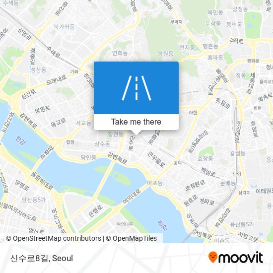 신수로8길 map