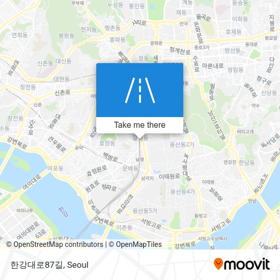 한강대로87길 map