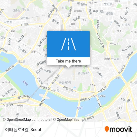 이태원로4길 map