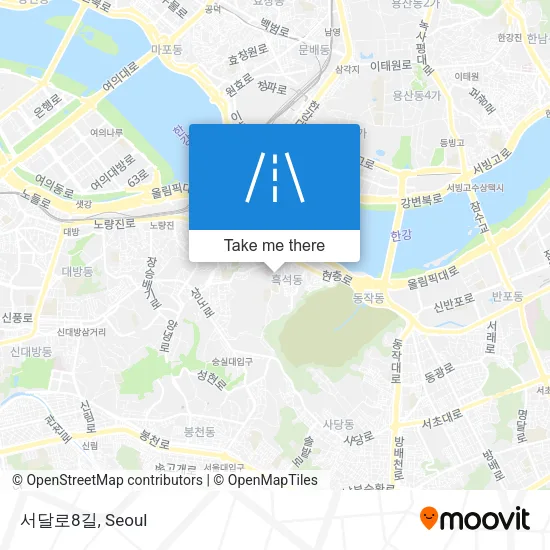 서달로8길 map