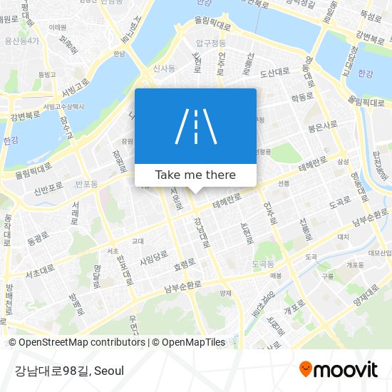 강남대로98길 map