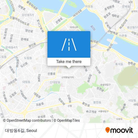 대방동6길 map