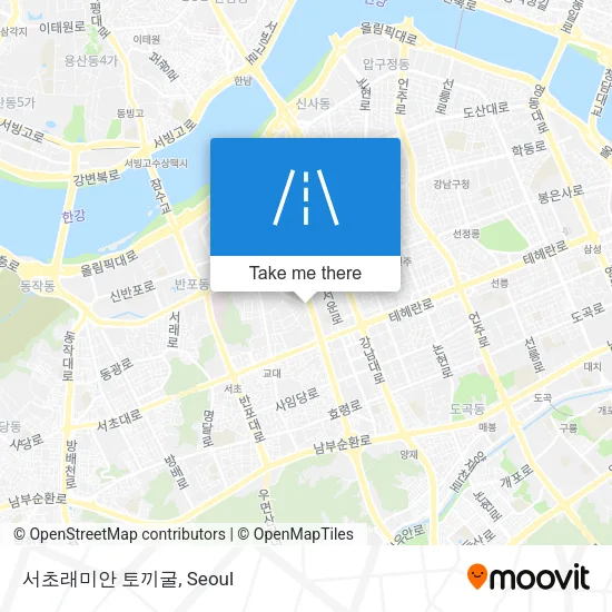 서초래미안 토끼굴 map