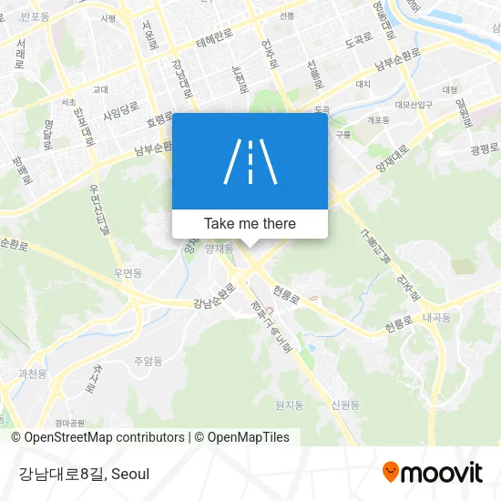 강남대로8길 map