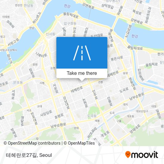 테헤란로27길 map