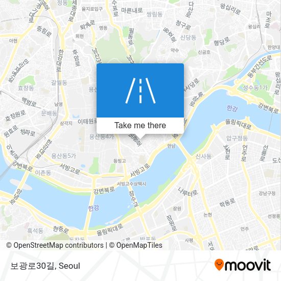보광로30길 map