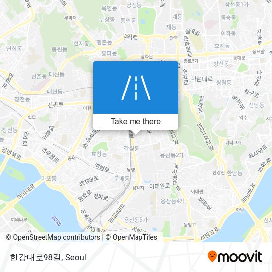 한강대로98길 map